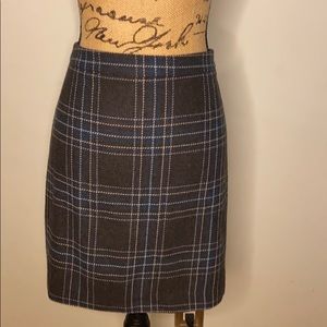 LOFT Plaid Skirt